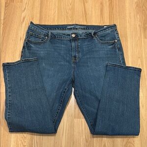 Old Navy Curvy Profile Classic Blue Jeans Size 16 Short